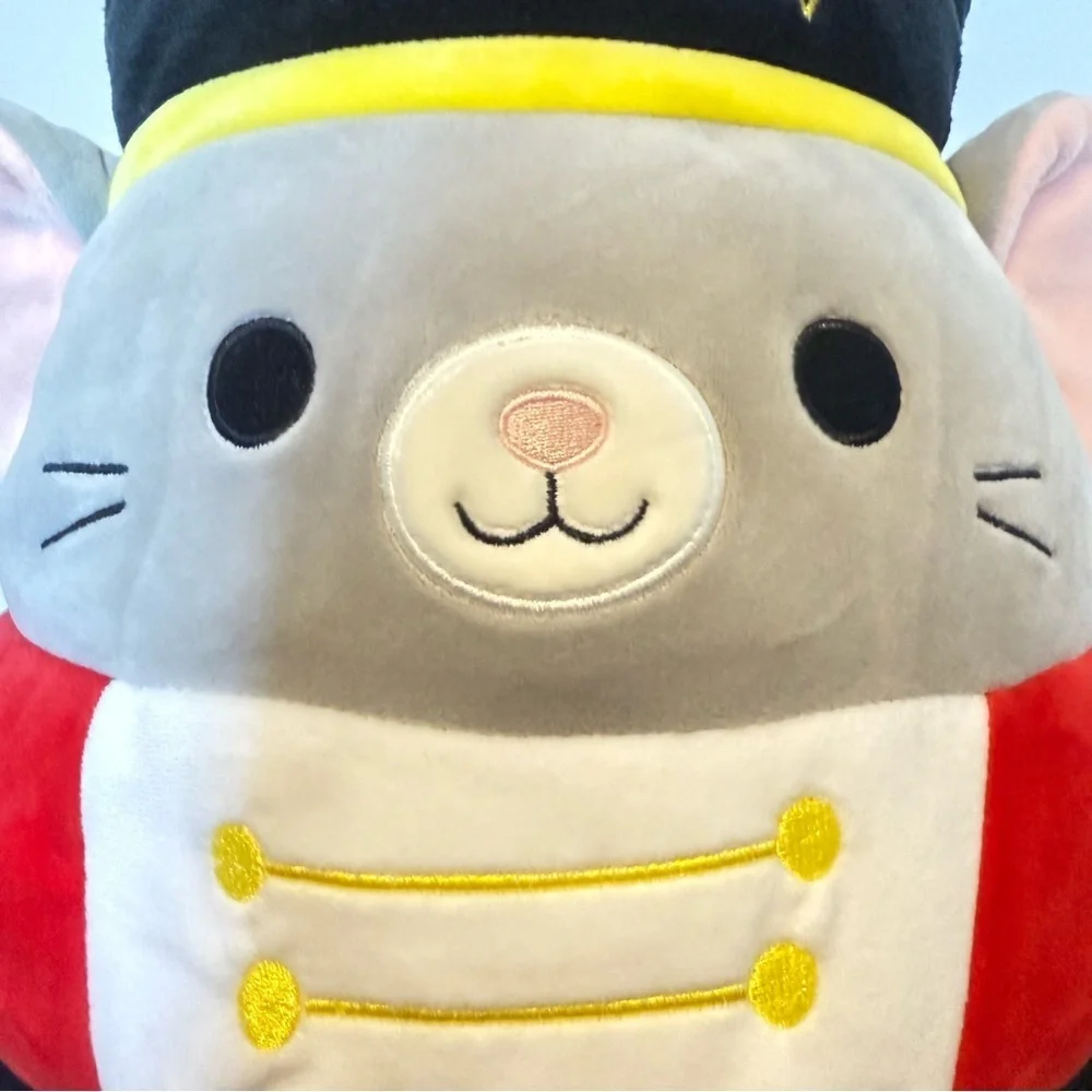 Squishmallows Murray the Mouse 12in Holiday Collectible Edition Nutcracker Plush